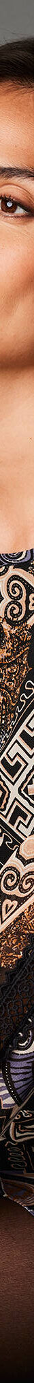 Robe droite imprimé patchwork (noir / beige) Robe droite imprimé patchwork (noir / beige)